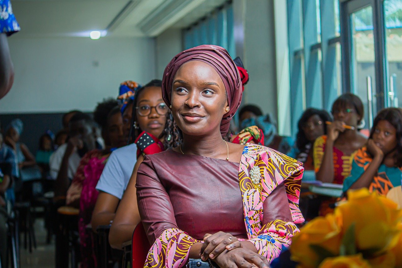 parents in a school meeting