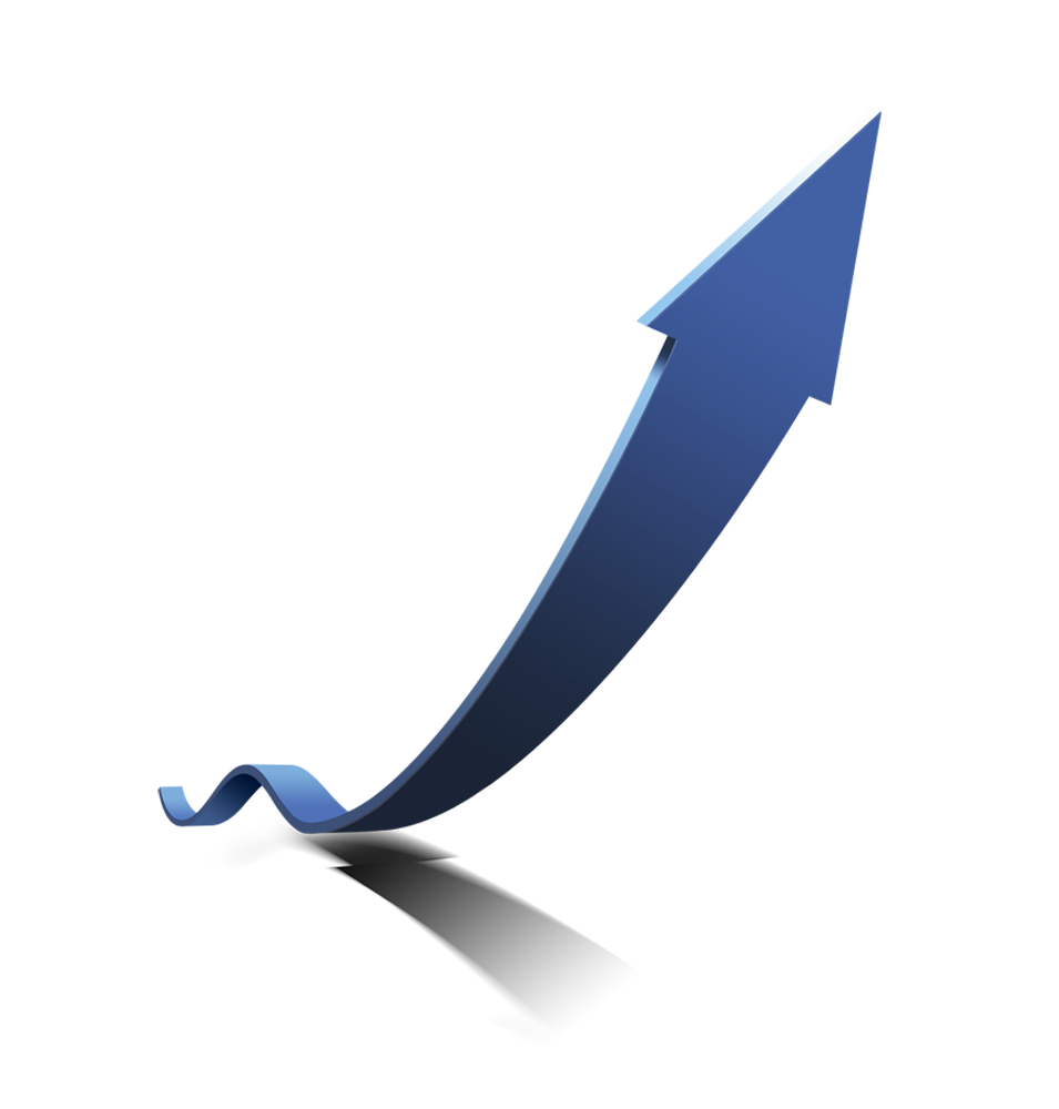 image of a curved arrow with no background